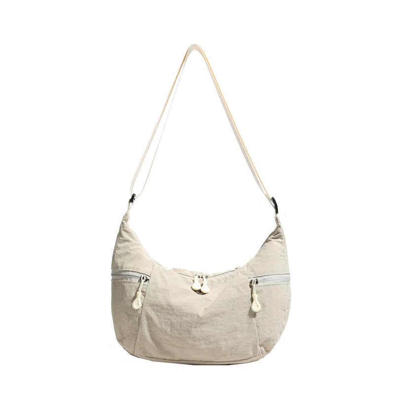 江麒 小众设计通勤日常简约百搭 布 斜挎包 女款 多色