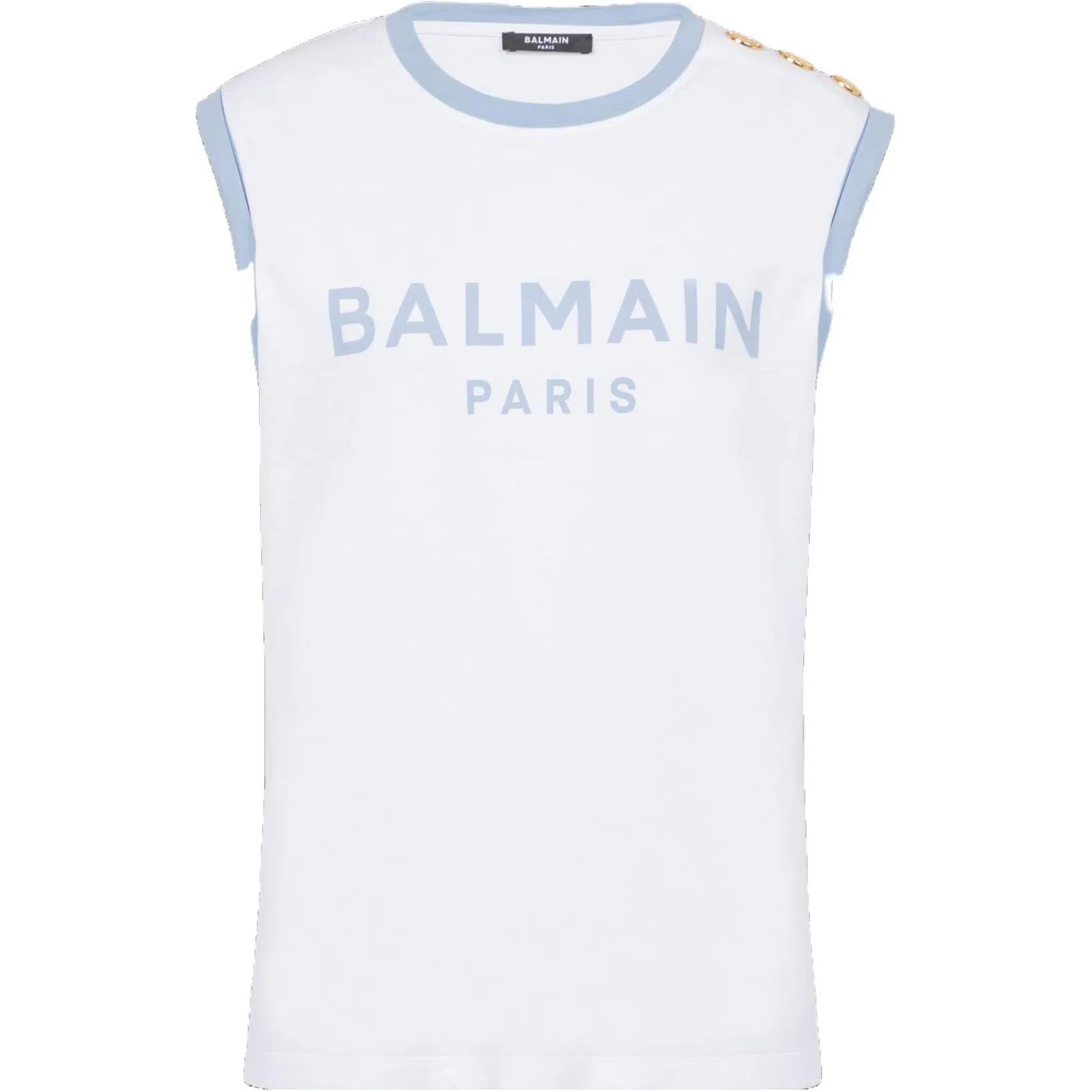 BALMAIN 3-Button Tank Top