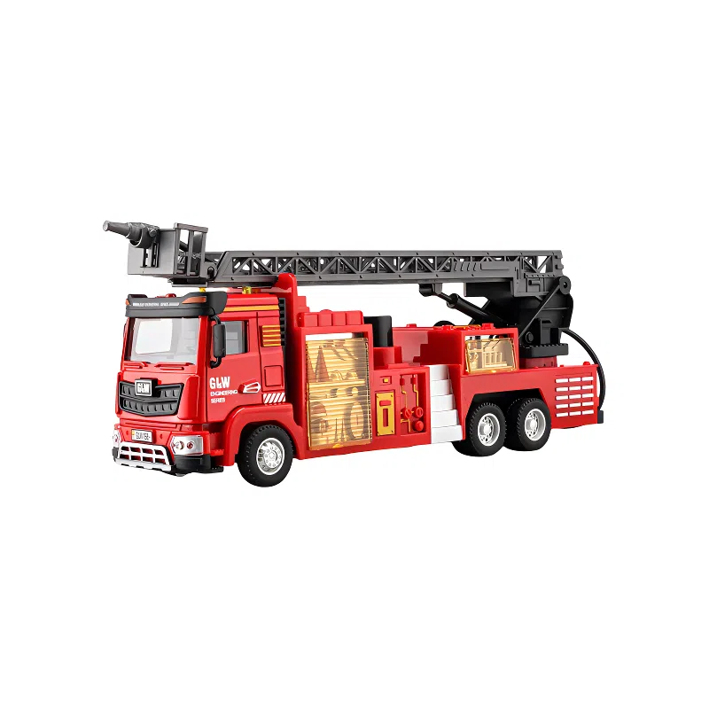 咕轹 钢力威合金铲车工程车压路车滑行叉车铲雪推土机 成品模型