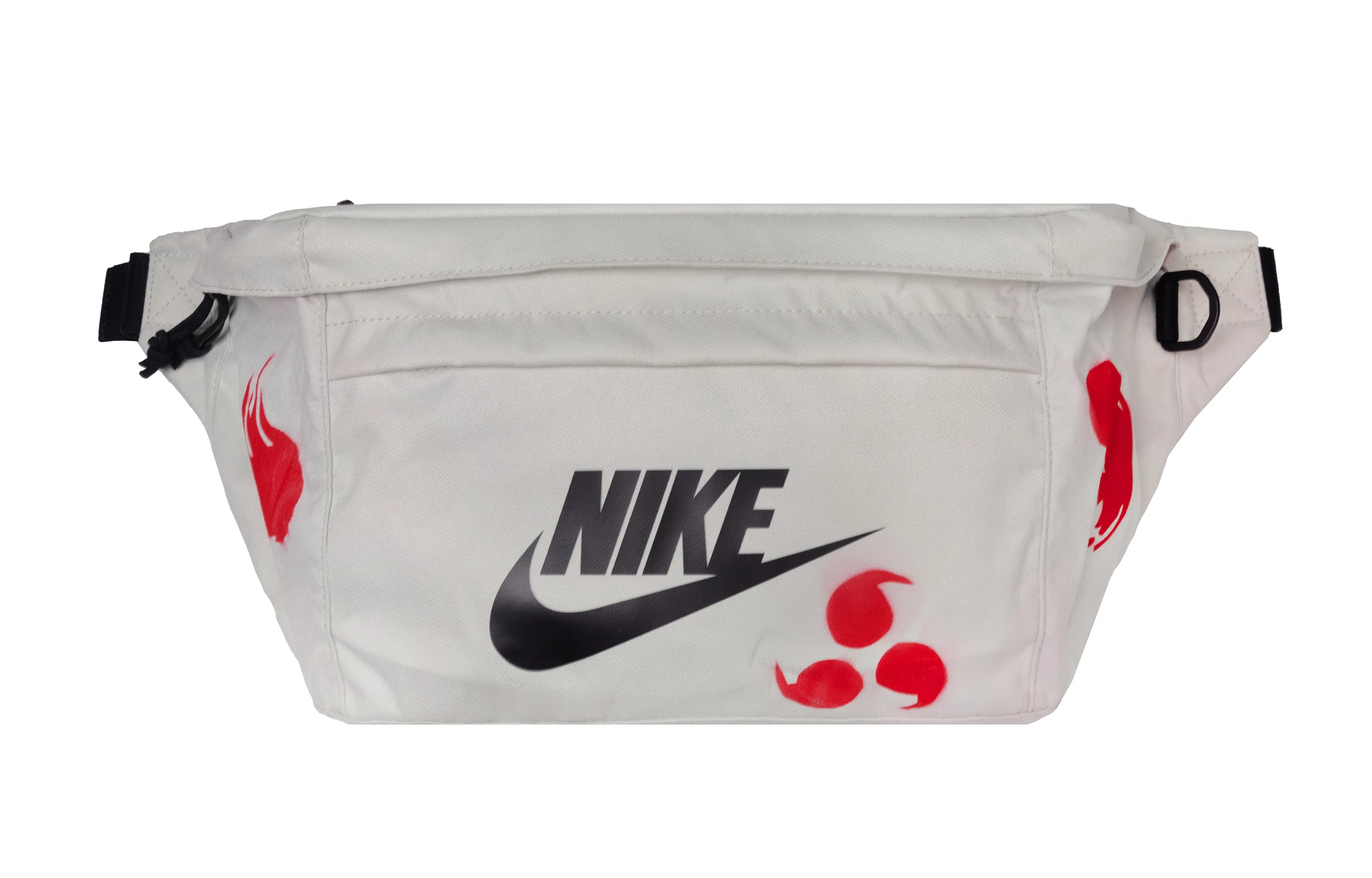 Nike Large Logo Graffiti Waist Bag White