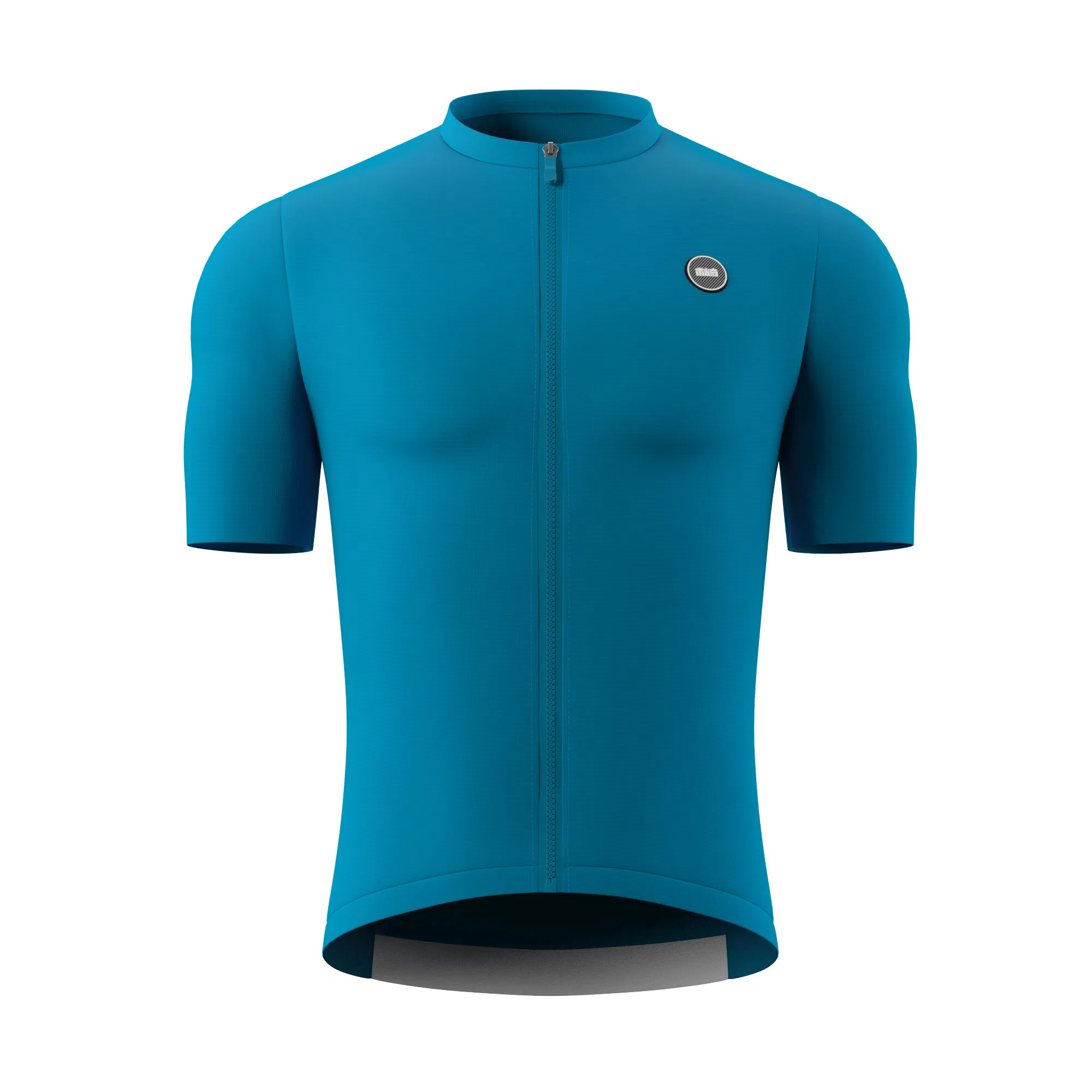 术崎 纯色紧身低风阻公路短袖骑行服 星云 男款