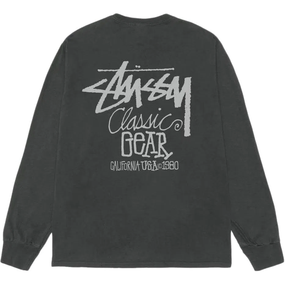 Stussy CLASSIC GEAR LS TEE PIGMENT DYED T