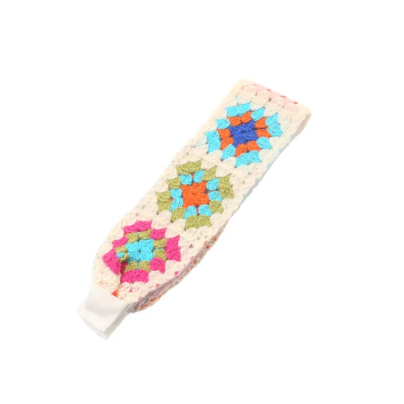 如花梦 复古针织刺绣花朵 布艺 发带 女款