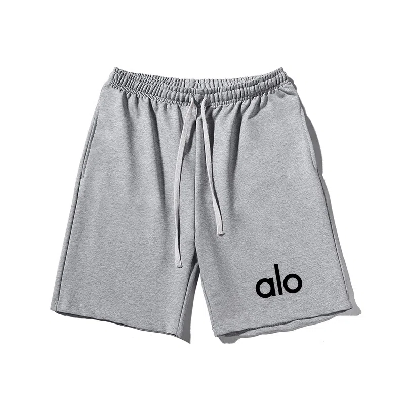 乱步 美式透气宽松舒适潮流简约字母印花休闲短裤 男女同款