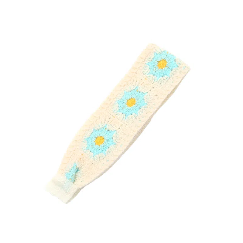 如花梦 复古针织刺绣花朵 布艺 发带 女款