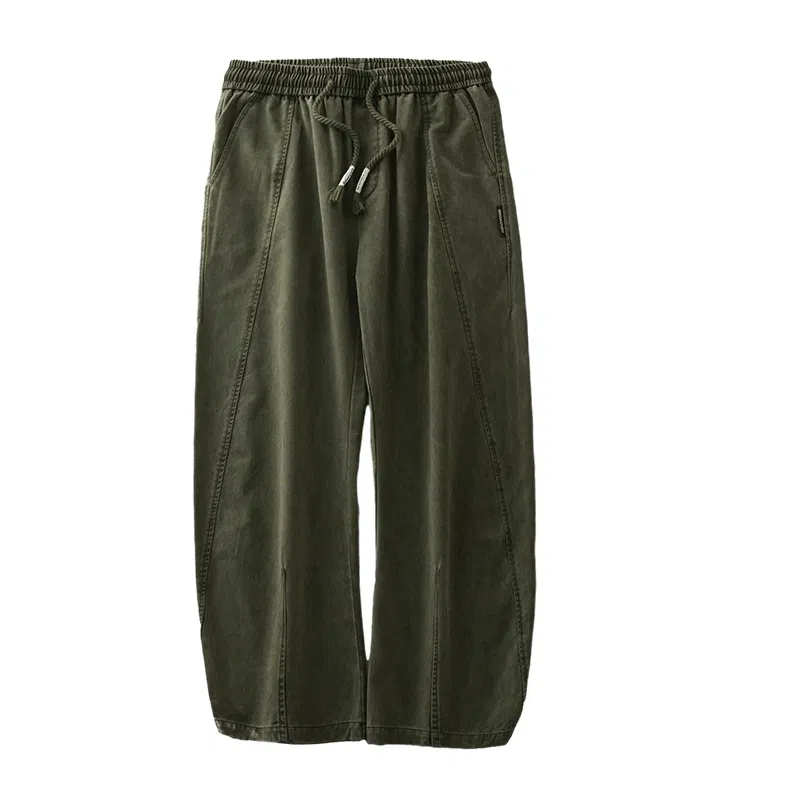 杜克恩 美式重磅宽松弯刀工装裤 男款