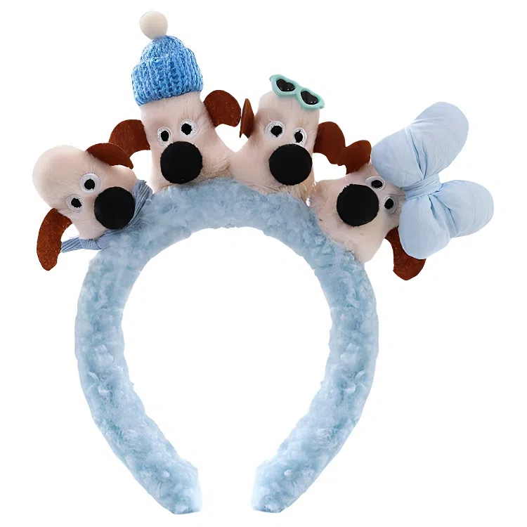 希铃 可爱掌门狗 小狗甜美 涤纶 发箍 女款