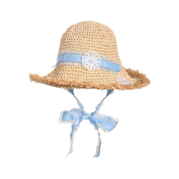 杨同学 法式度假时尚百搭 纸草 防晒帽 女款