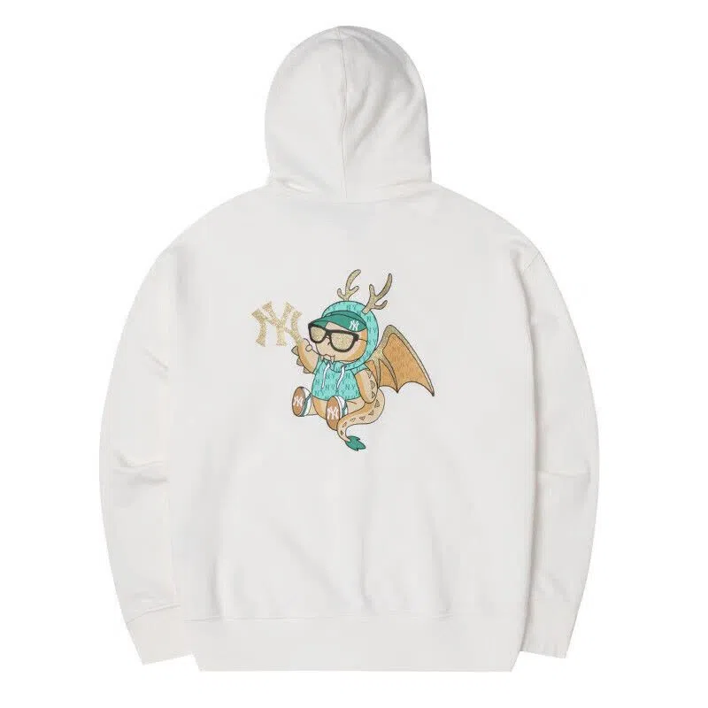 MLB SS24 New York Yankees Hoodie Jacket White