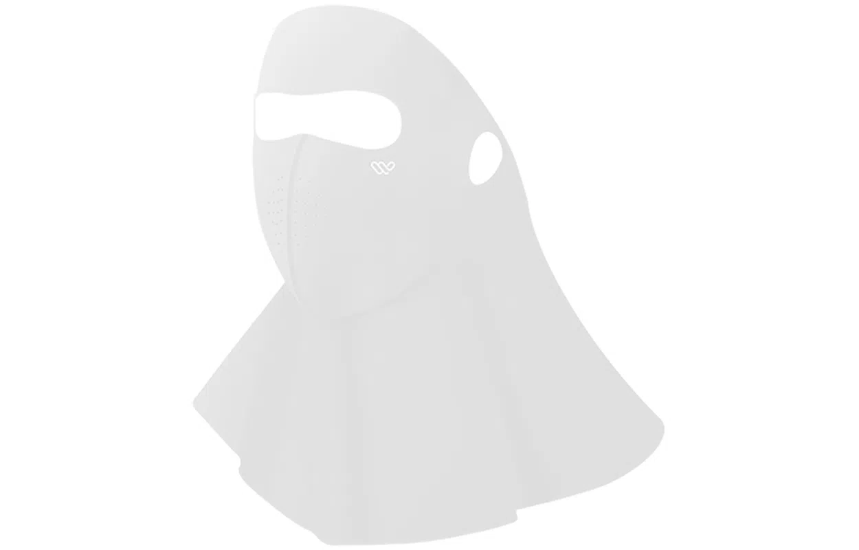 优幽兰 简约高级感全脸防紫外线高颜值遮阳护颈一体脸基尼纯色百搭户外通勤开车遮阳透气脸罩 锦纶 防晒面罩 女款