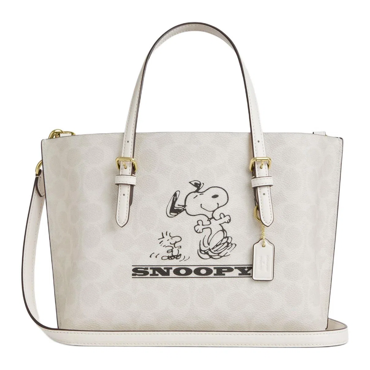 COACH Mollie 25 Tote Peanuts Snoopy