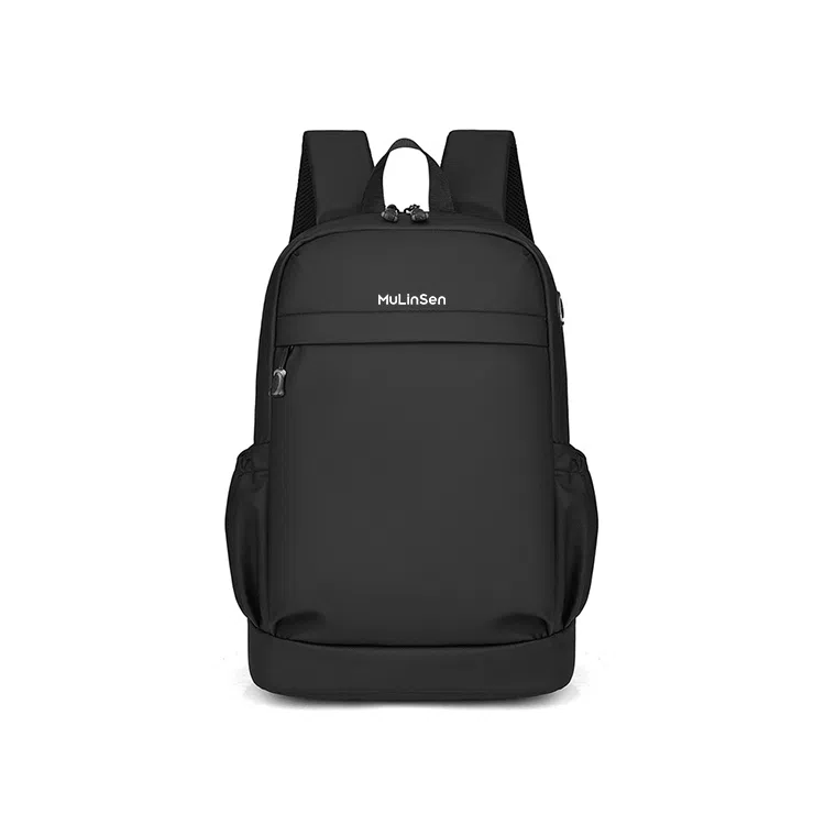 木林森 时尚轻便简约纯色大容量潮流防泼水耐磨百搭 尼龙 双肩包 男女同款情侣款 多色