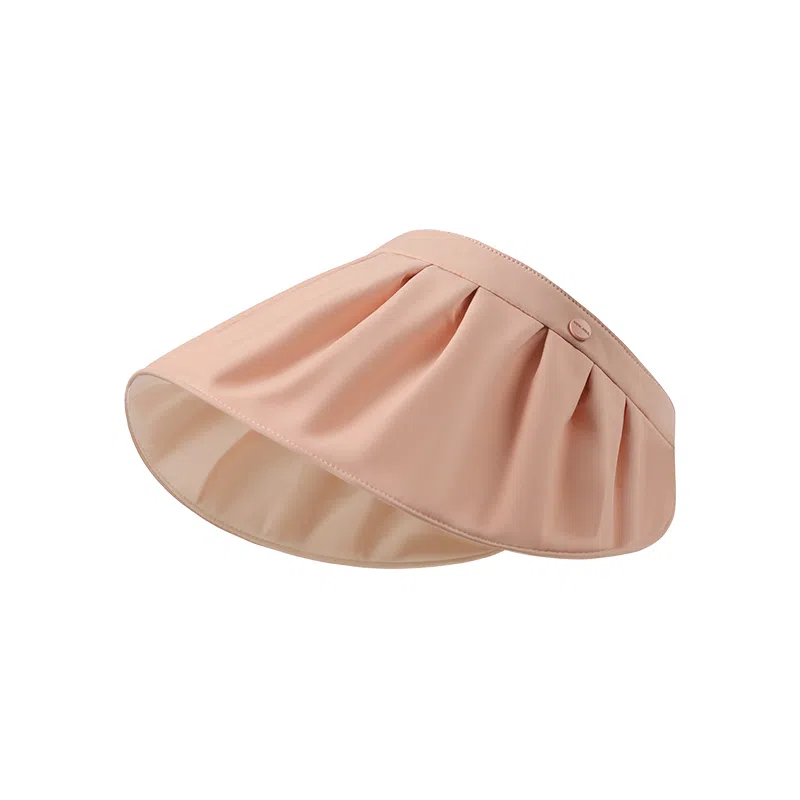 稻草人 夏季防紫外线空顶太阳帽 韩系百搭显脸小 大帽檐 可折叠 涤纶 防晒帽 女款