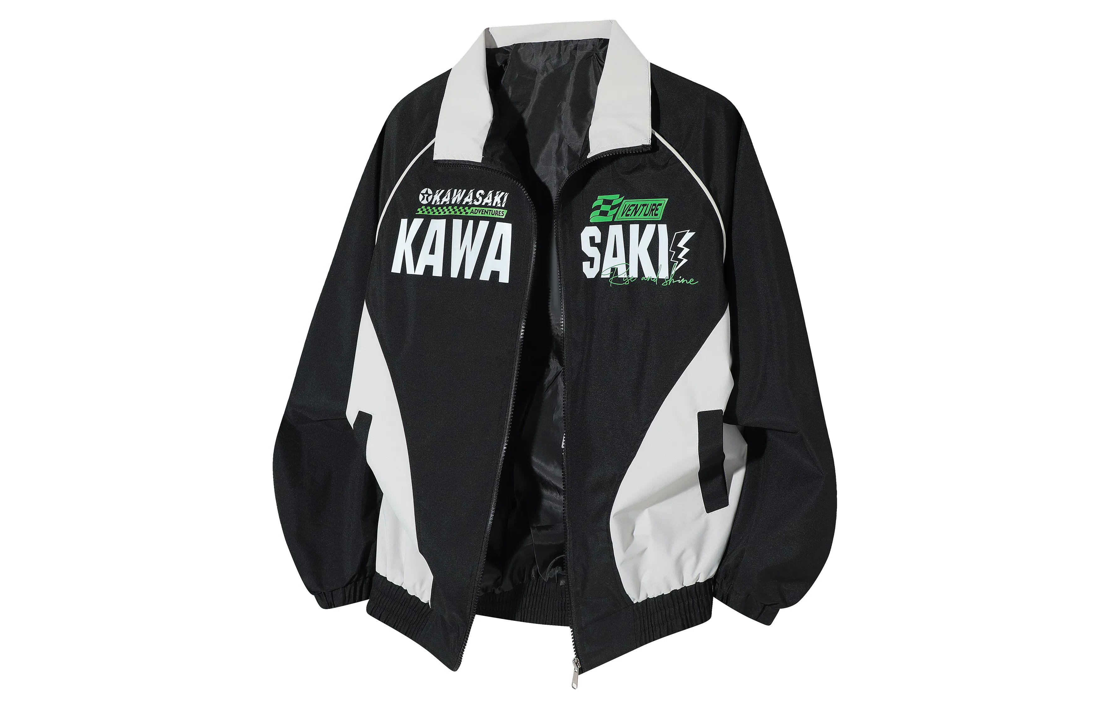 Kawasaki Retro Logo Zip Jacket