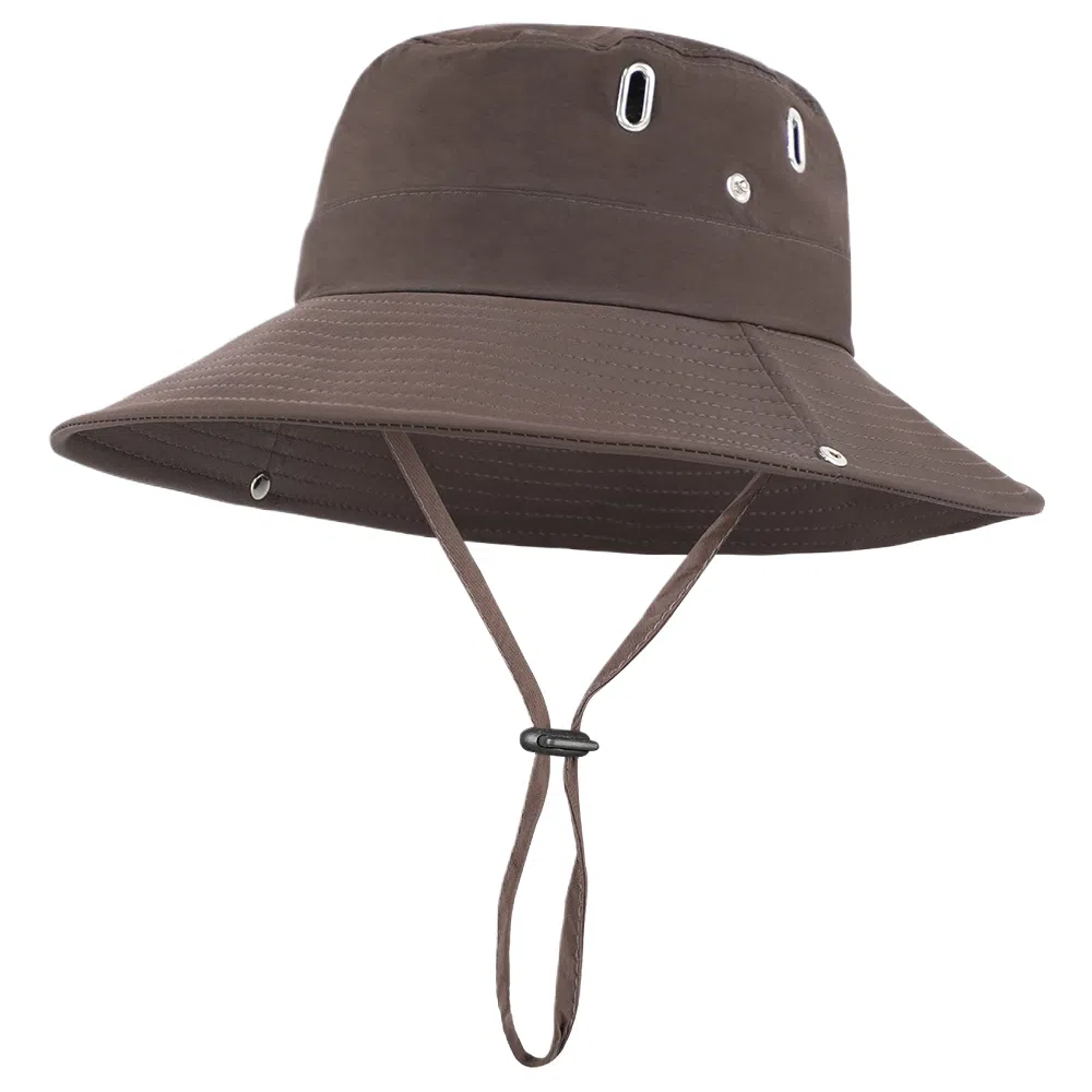 梦特娇 旅游爬山透气帽子 尼龙 渔夫帽 男女同款情侣款