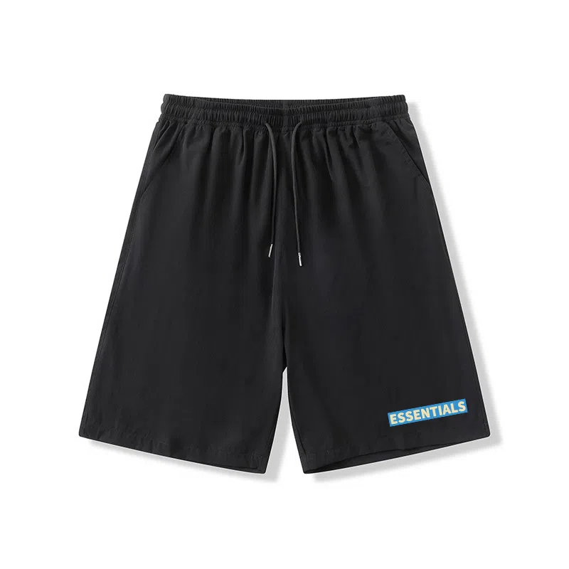 乱步 美式嘻哈潮流运动裤大码冰丝凉感外穿港风宽松五分中裤休闲短裤 男女同款