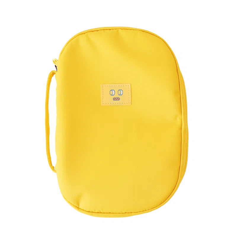 云朵工厂 小黄脸圆角 锦纶 收纳包 男女同款情侣款 橘色/黄色/米白色/蓝色