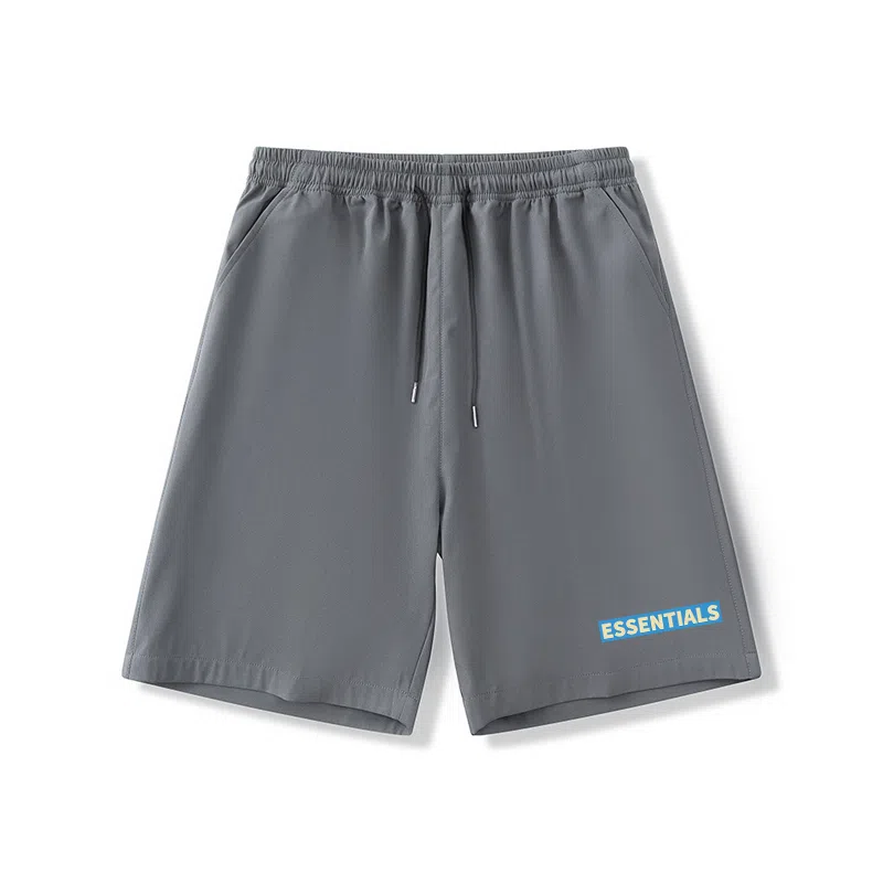 乱步 美式嘻哈潮流运动裤大码冰丝凉感外穿港风宽松五分中裤休闲短裤 男女同款