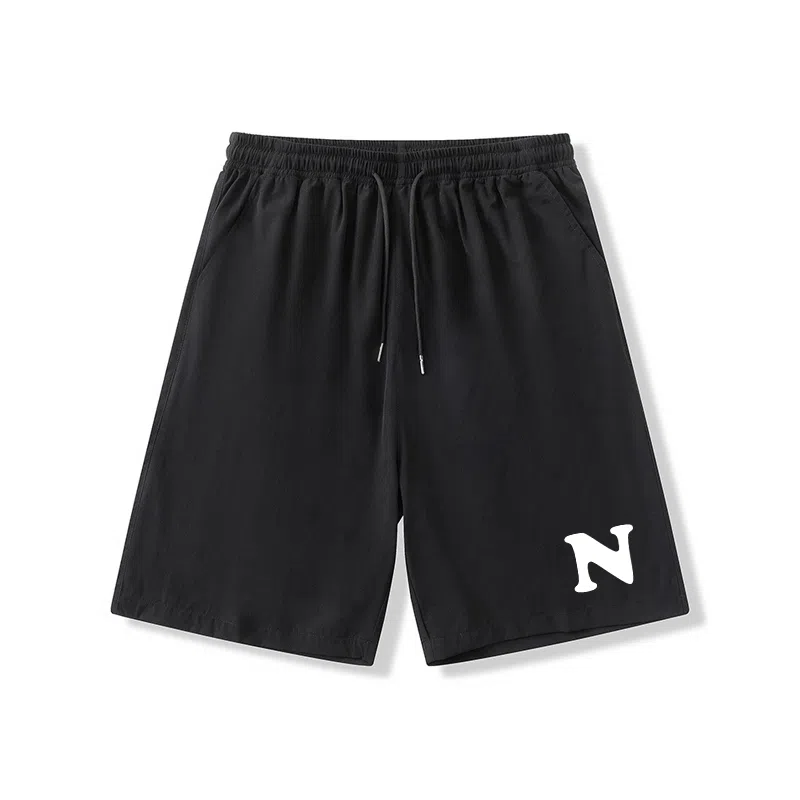 乱步 港风宽松潮牌时尚百搭简约休闲短裤 男女同款