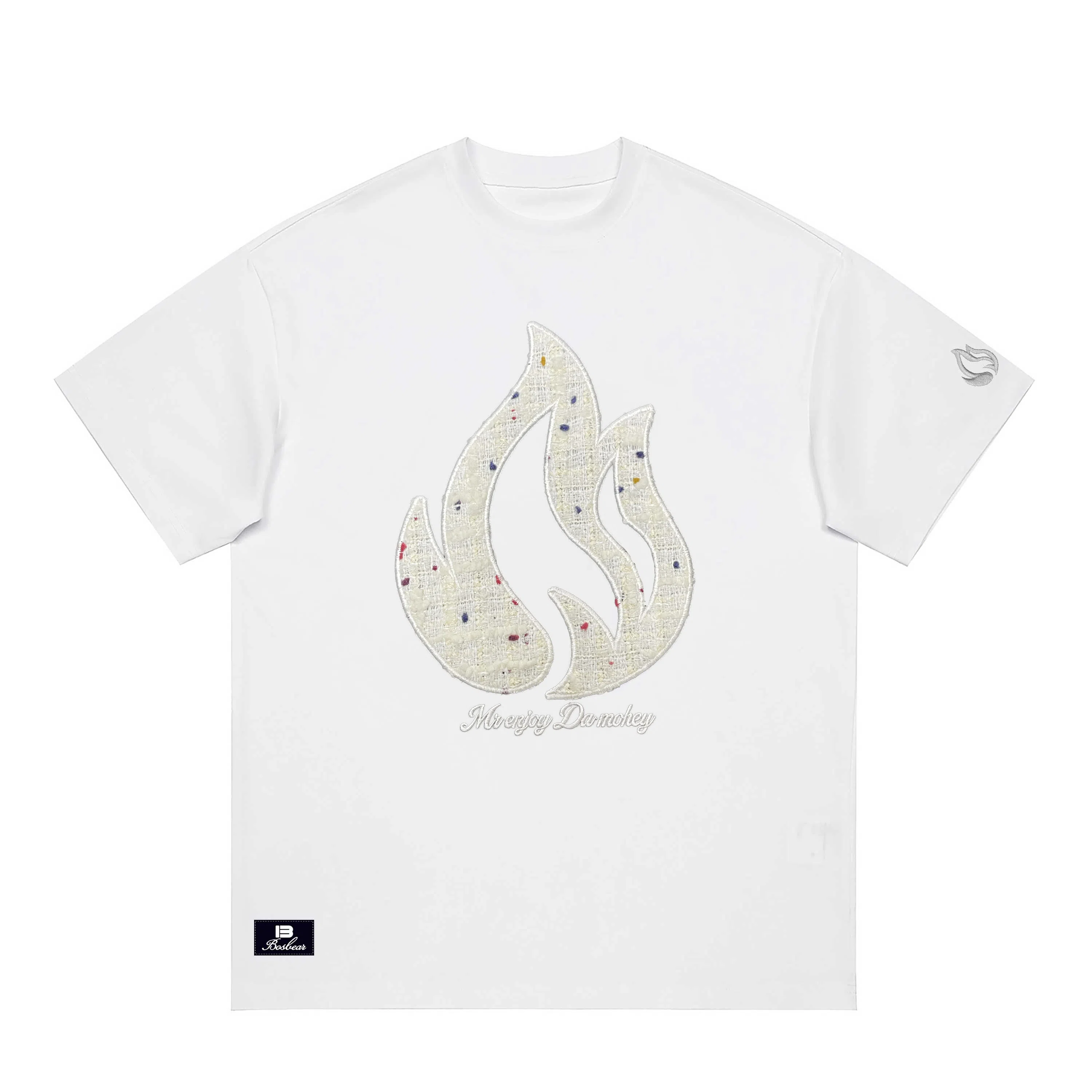 BOS BEAR Flame Embroidery Tee