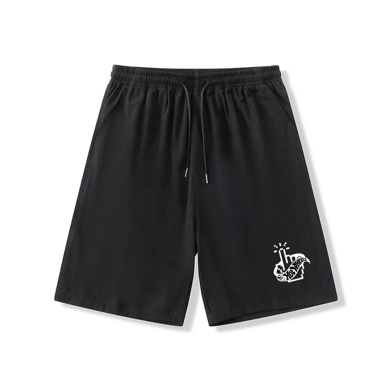 乱步 薄款宽松五分裤速干运动舒适时尚百搭休闲短裤 男女同款