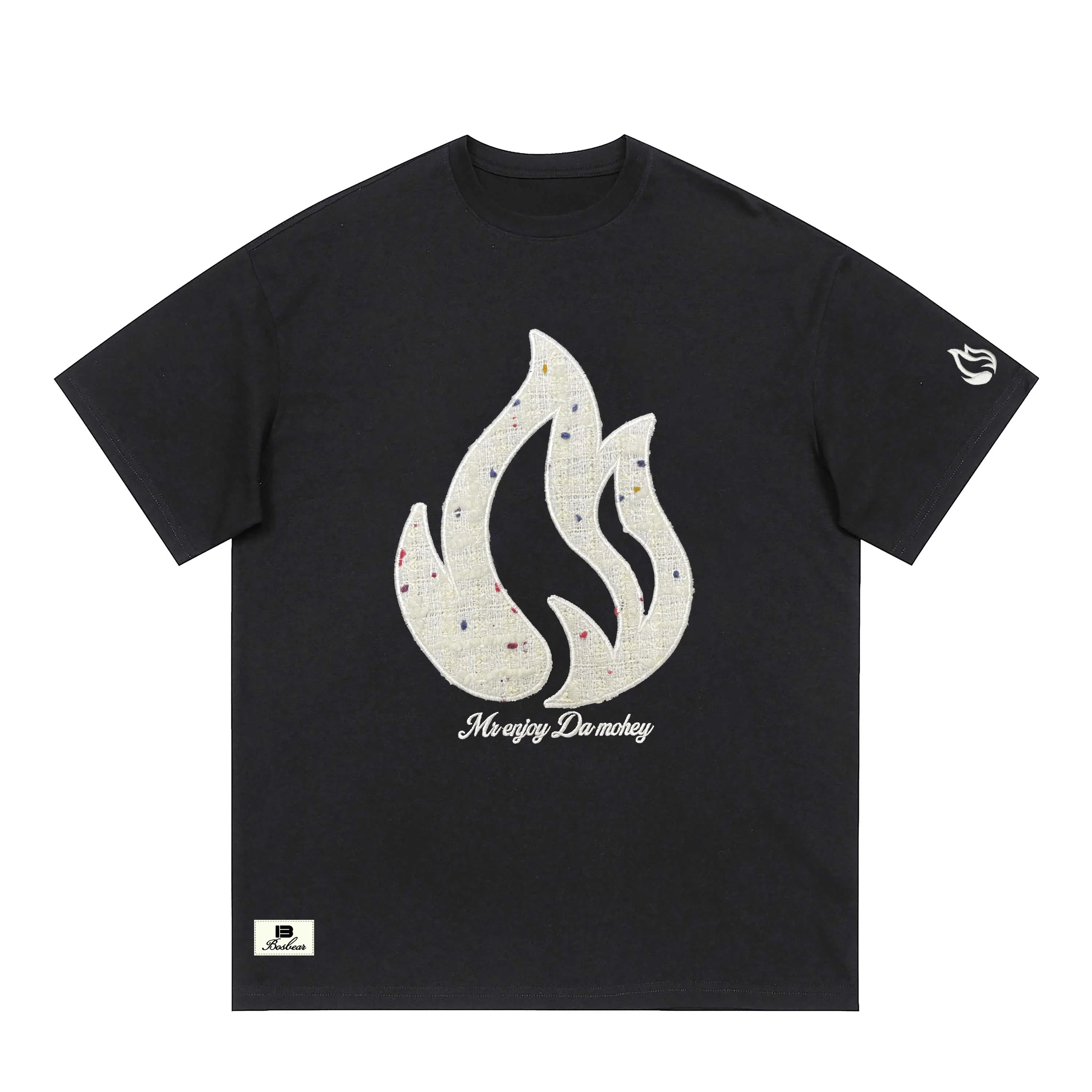 BOS BEAR Flame Embroidery Tee