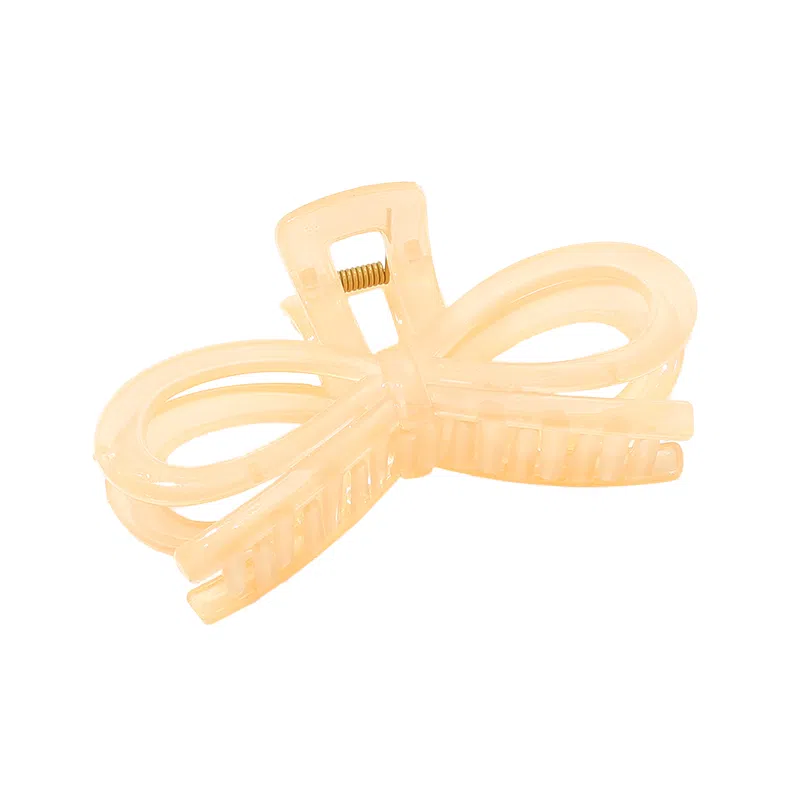 如花梦 氛围感蝴蝶结甜美 亚克力 发夹 女款