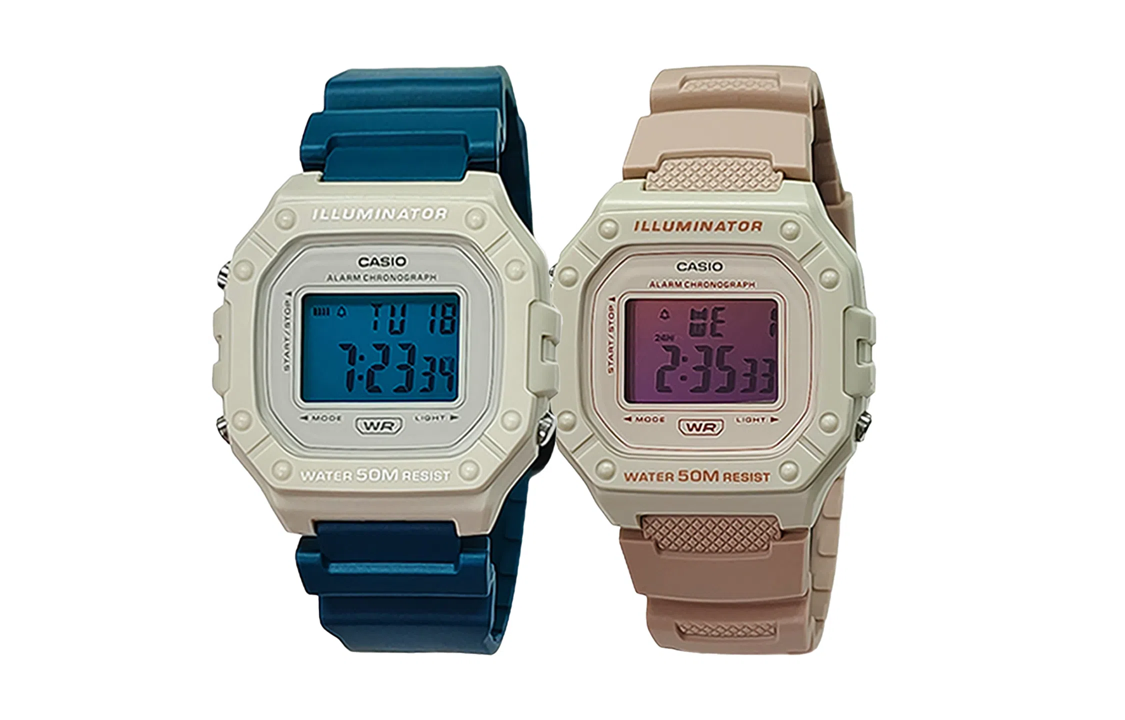 CASIO W-218HC-8AVW-218HC-4A2V