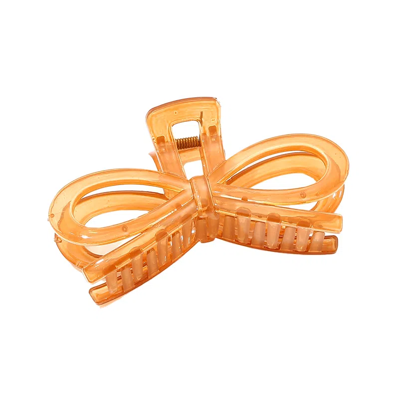 如花梦 氛围感蝴蝶结甜美 亚克力 发夹 女款