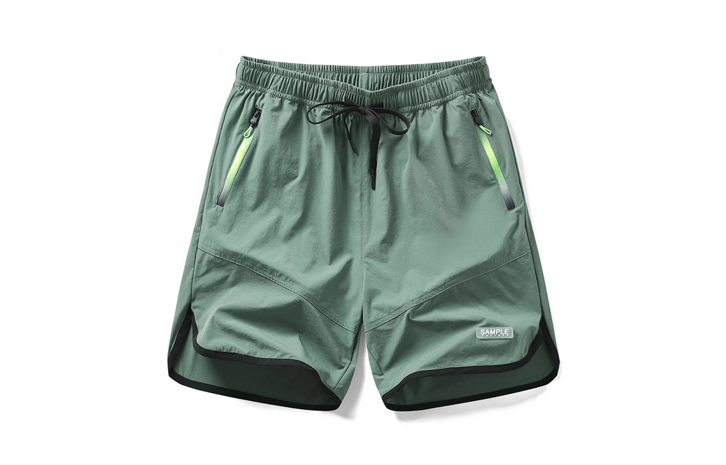 木林森 健身休闲简约纯色运动短裤 男女同款