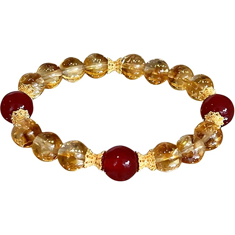 琅风 转运纳财富贵如意黄塔晶高级感百搭潮流#好运 水晶 手串 女款