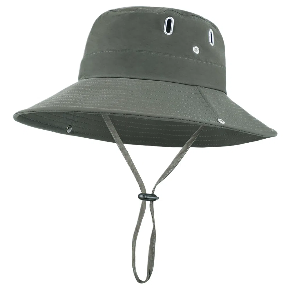 梦特娇 旅游爬山透气帽子 尼龙 渔夫帽 男女同款情侣款