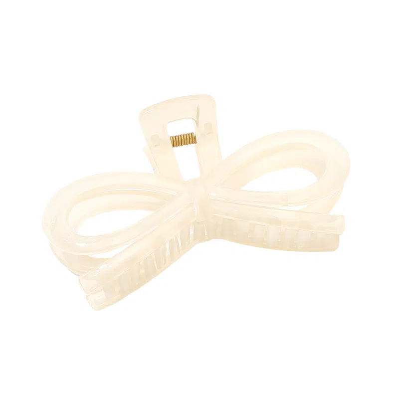 如花梦 氛围感蝴蝶结甜美 亚克力 发夹 女款