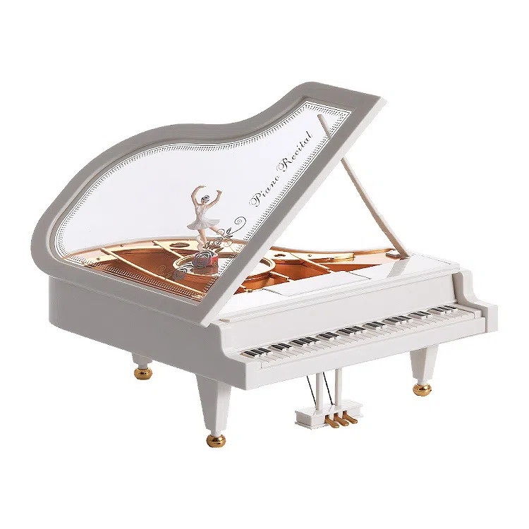 半粒 钢琴八音盒 成品模型