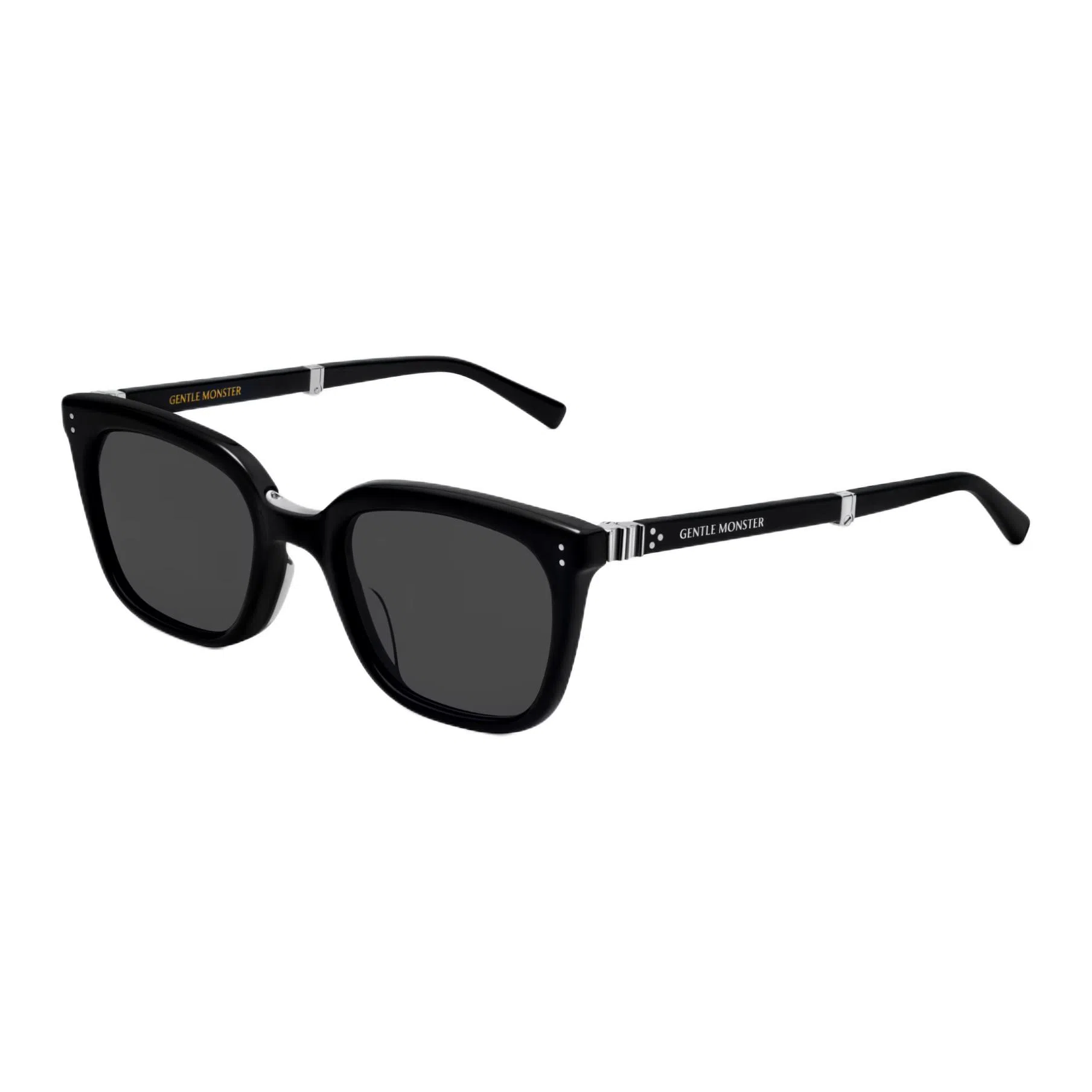 Gentle Monster Square Acetate Sunglasses Black