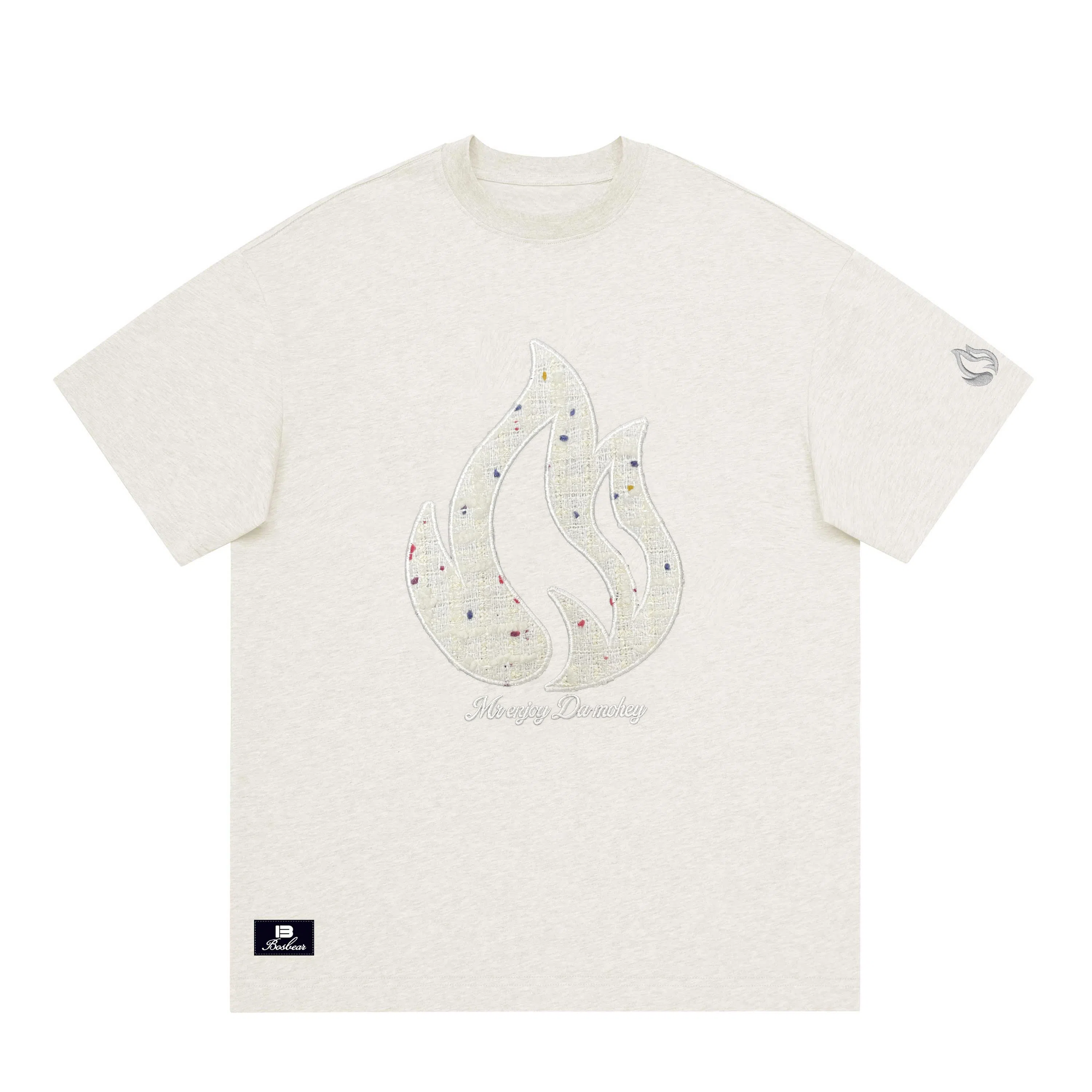 BOS BEAR Flame Embroidery Tee