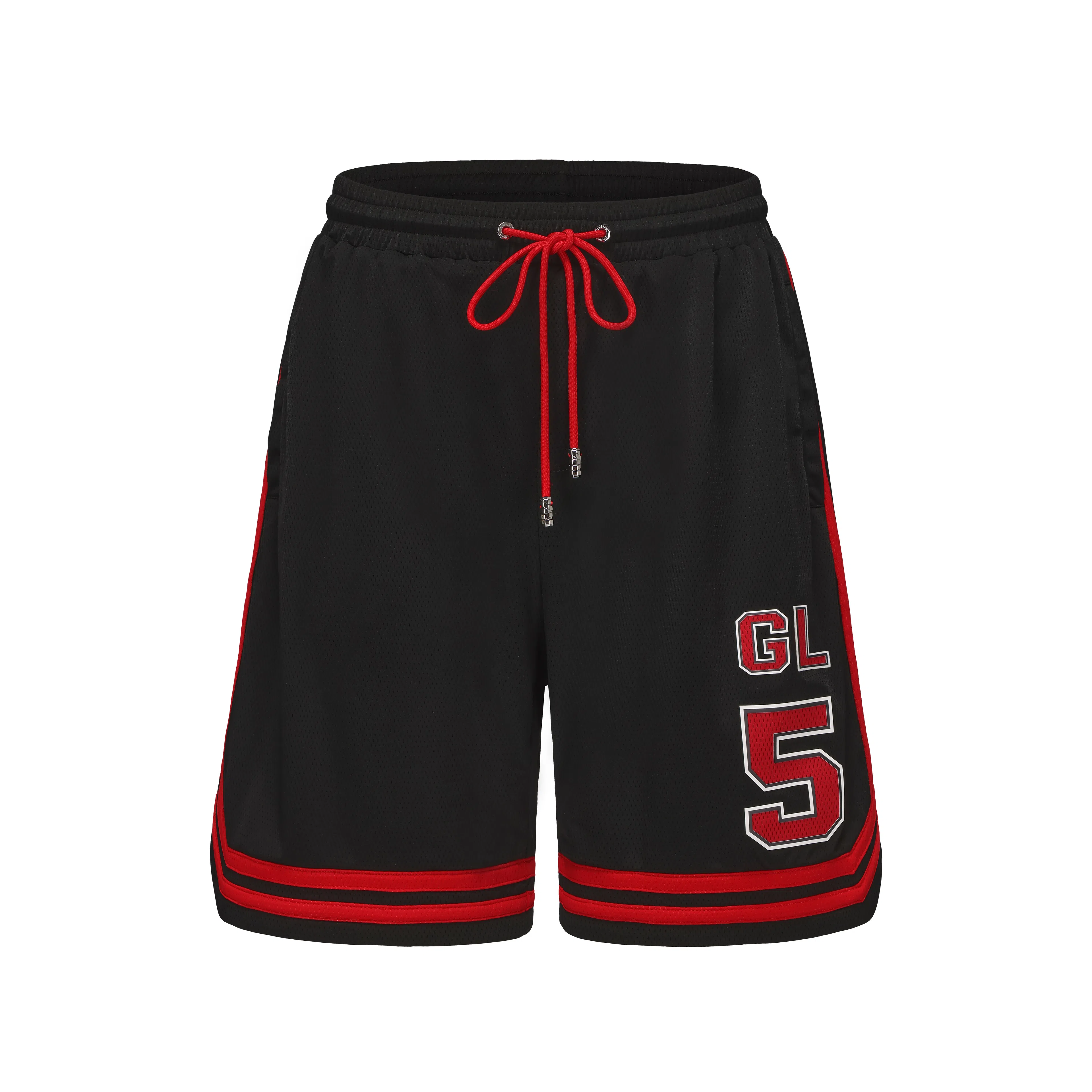 Galliano Landor Retro Black Red Shorts