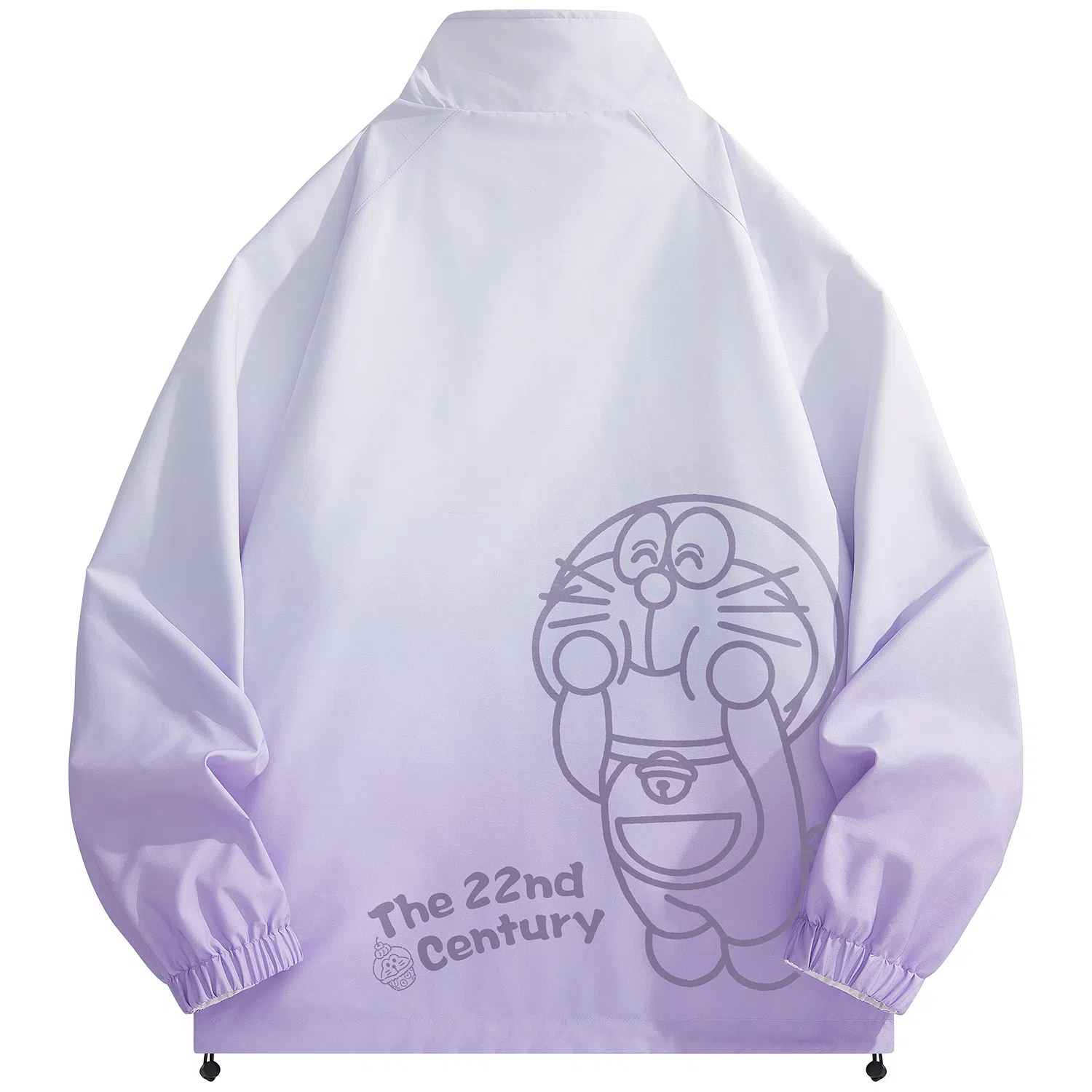 Doraemon Reversible Gradient Cartoon Logo Jacket