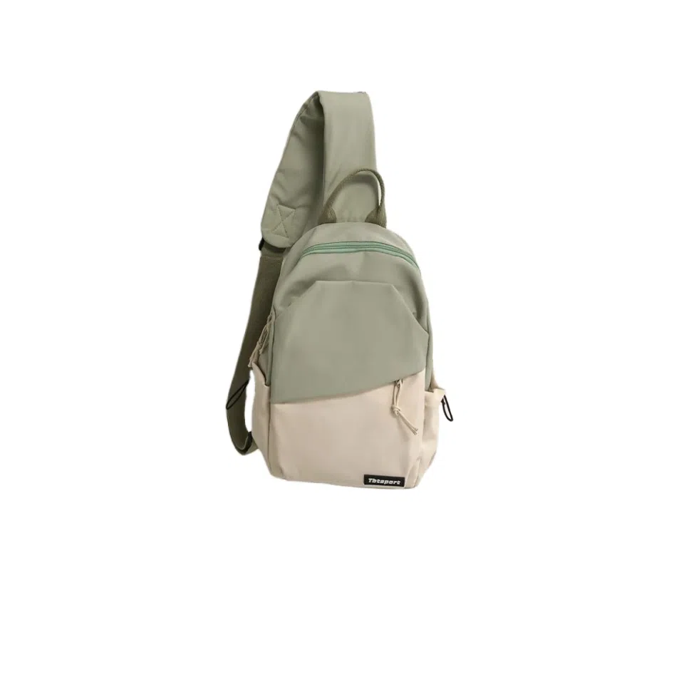 欧曼斐 休闲单肩背包学生百搭 尼龙 胸包 男女同款情侣款 多色