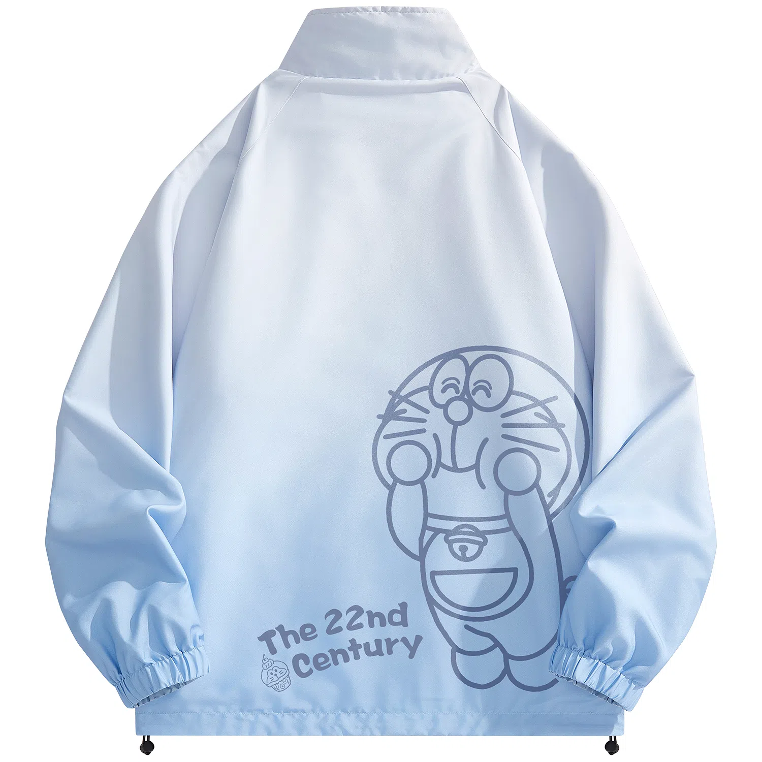 Doraemon Reversible Gradient Cartoon Logo Jacket