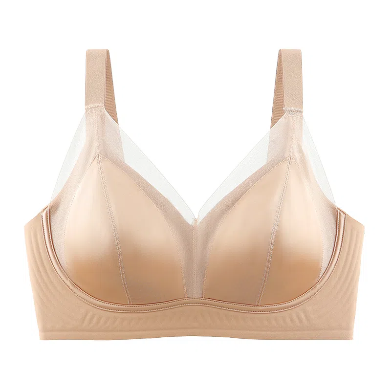 欧迪芬 冰丝轻薄透气上托聚拢防下垂收副乳凉感亲肤柔软文胸 女款