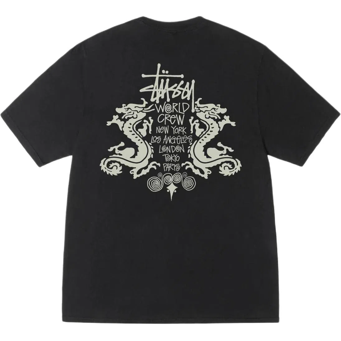 Stussy DOUBLE DRAGON TEE PIGMENT DYED T