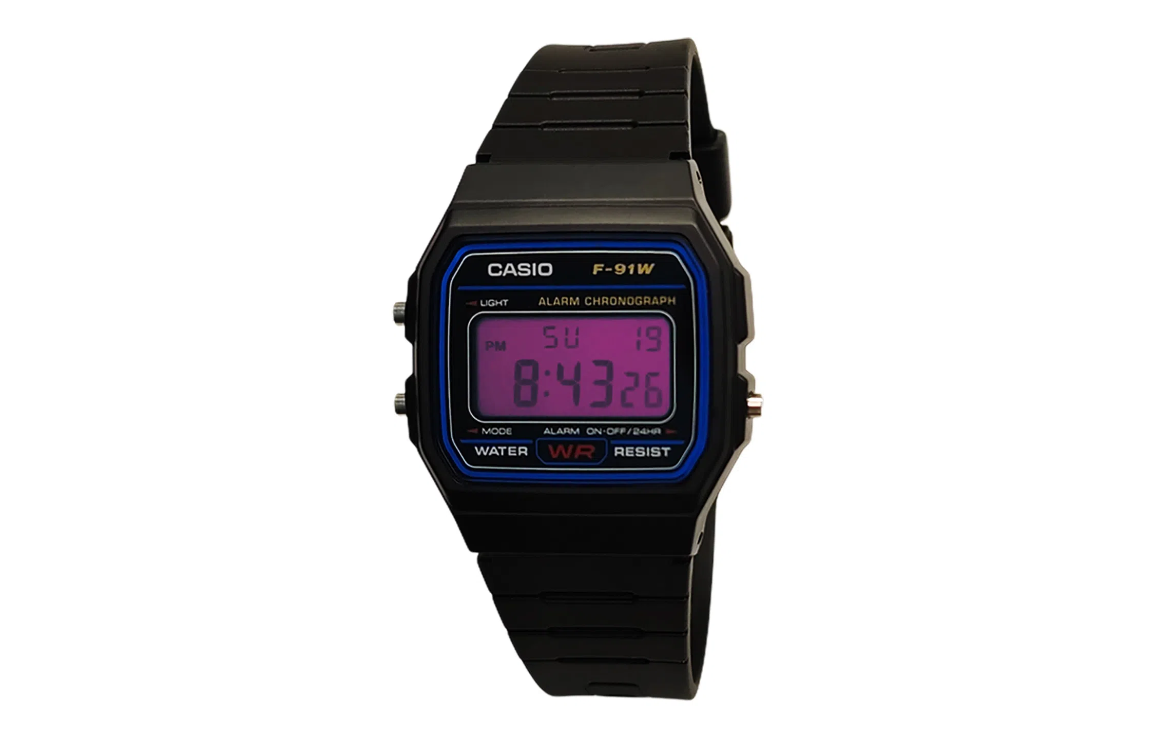 CASIO 200 F-91W-1-Midnight