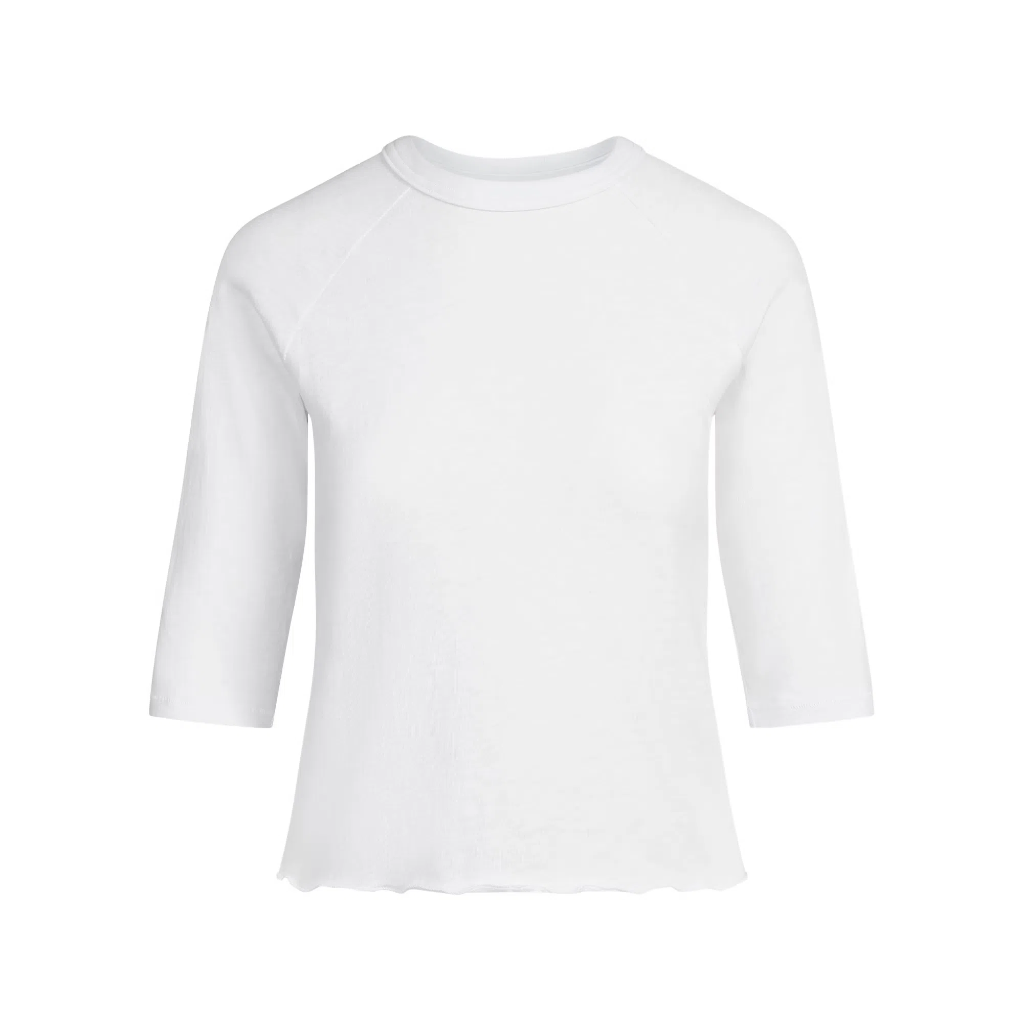 SKIMS WORN IN JERSEY SHRUNKEN BASEBALL TEE T