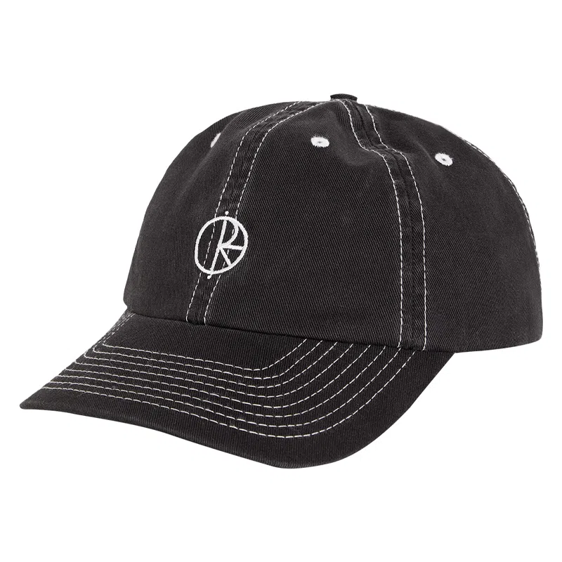 Polar Skate Co Embroidered Logo Cap Black
