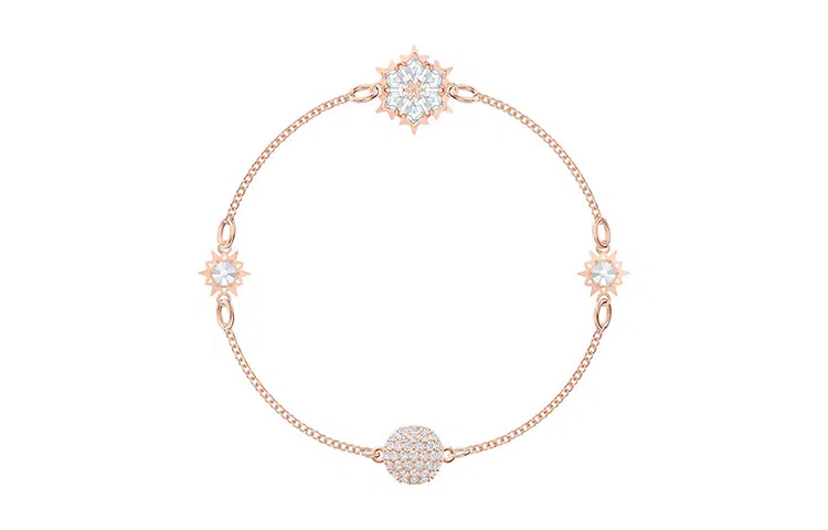 Swarovski Remix Snowflake Rose Gold Bracelet Medium