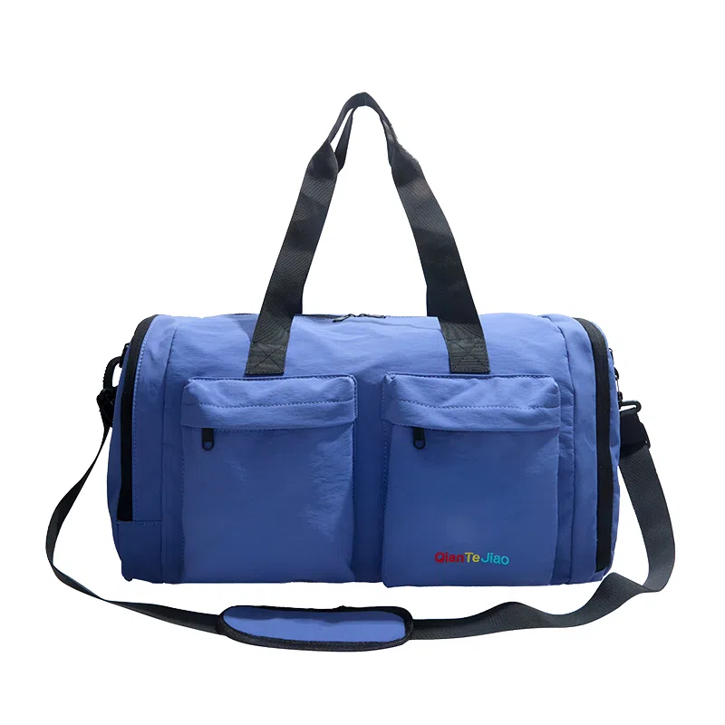 科物酷 大容量短途旅行袋干湿分离运动轻便手提行李包多功能游泳包 尼龙布 健身包 男女同款情侣款 多色