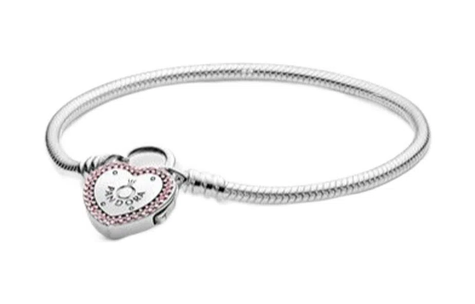 Pandora Heart Pendant Bracelet Silver