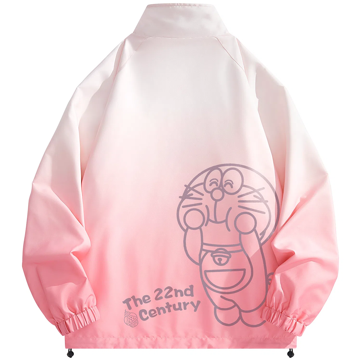 Doraemon Reversible Gradient Cartoon Logo Jacket