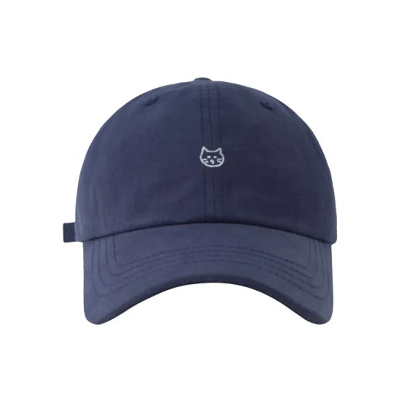 艾佳微 萌趣猫猫刺绣户外露营登山游玩高颜值防晒遮阳透气 棉 鸭舌帽 男女同款情侣款